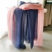 Women Cotton Gradient Contrast Color Ladies Casual Elegant Winter Autumn Keep Warm Neck Protection Multi  purpose Scarf Shawl