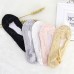 6 Pairs No Show Socks Women Lace Thin Casual Low Cut Socks Non Slip No Show Socks for Flats Liner Socks