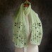 Women Multi  purpose Lightweight Floral Pattern Elegant Long Scarf Shawl